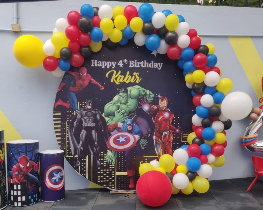 A Marvel Action Decor for your Child's birthday