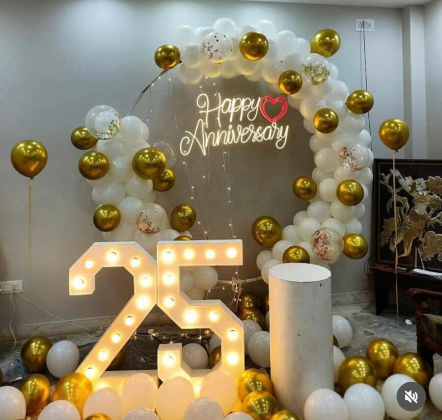 Premium Anniversary Ring Decor