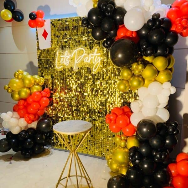 Sparkling Diwali Card Night Decor